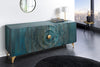 Sideboard Golden Eye 177cm Mango Wood Turquoise