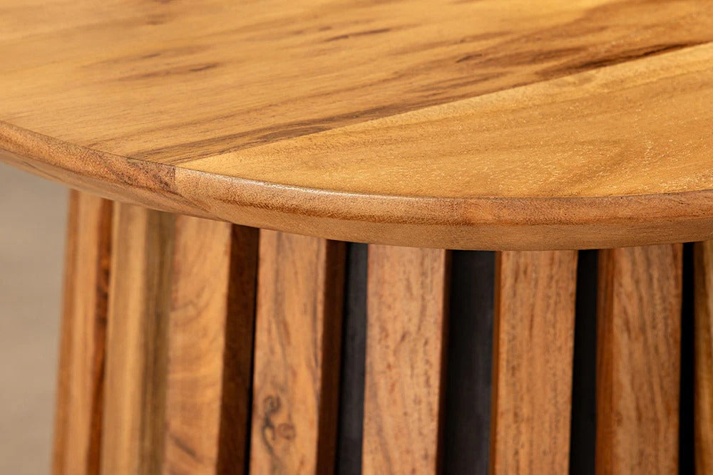 Set Of Two Coffee Tables Yoko 50cm/70cm Acacia Wood Natural