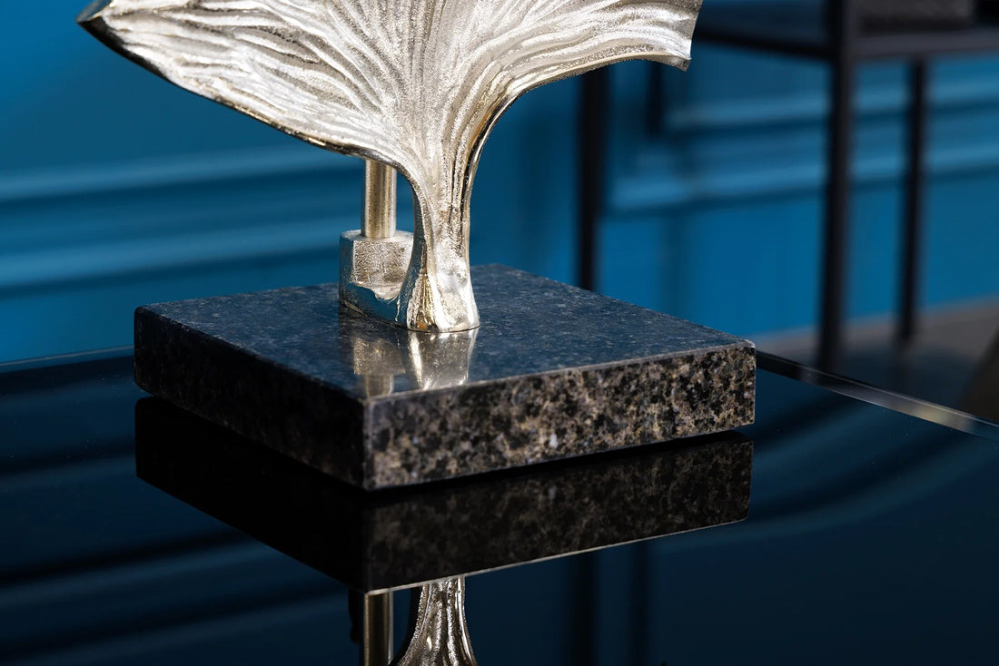 Table Lamp Ginkgo 70cm Silver