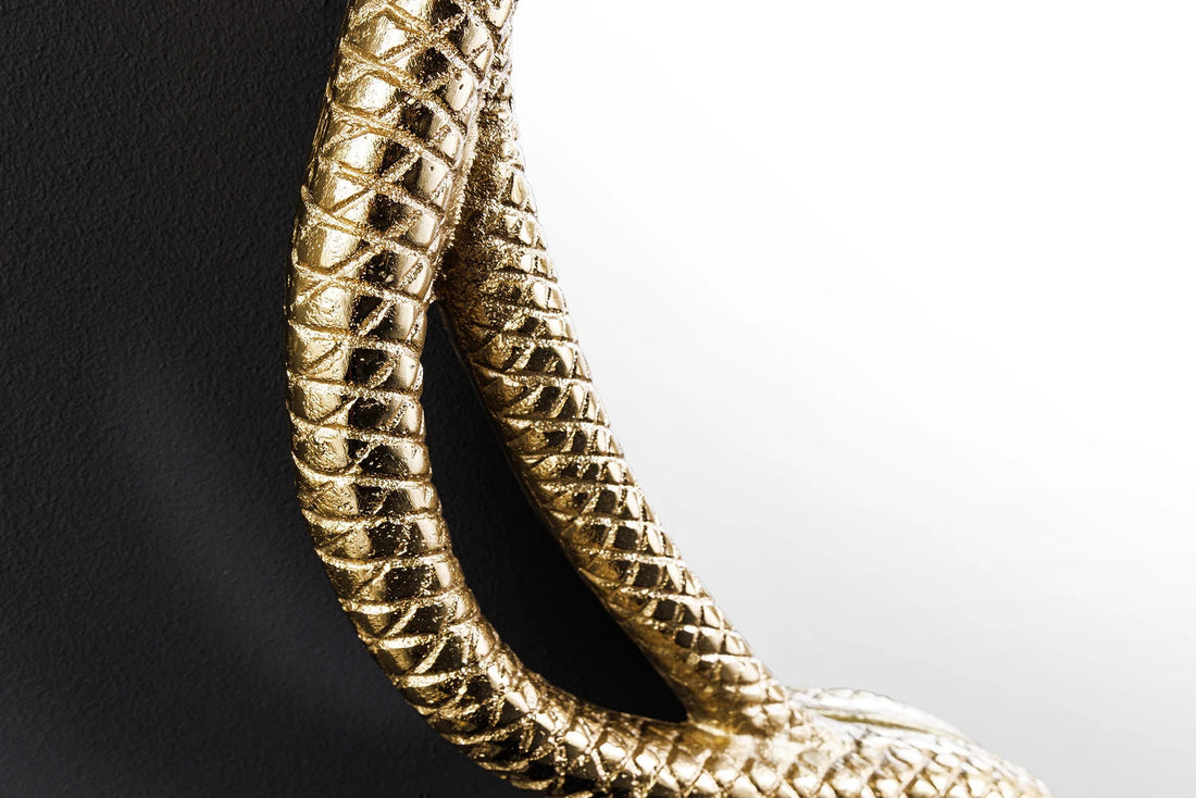 Mirror Snake 50cm Metal Gold