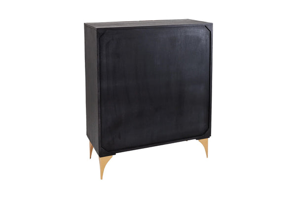 Cabinet Golden Eye 120cm Mango Wood Black