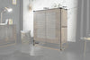 Cabinet Obsidian 121cm Mango Wood Brown & Agate