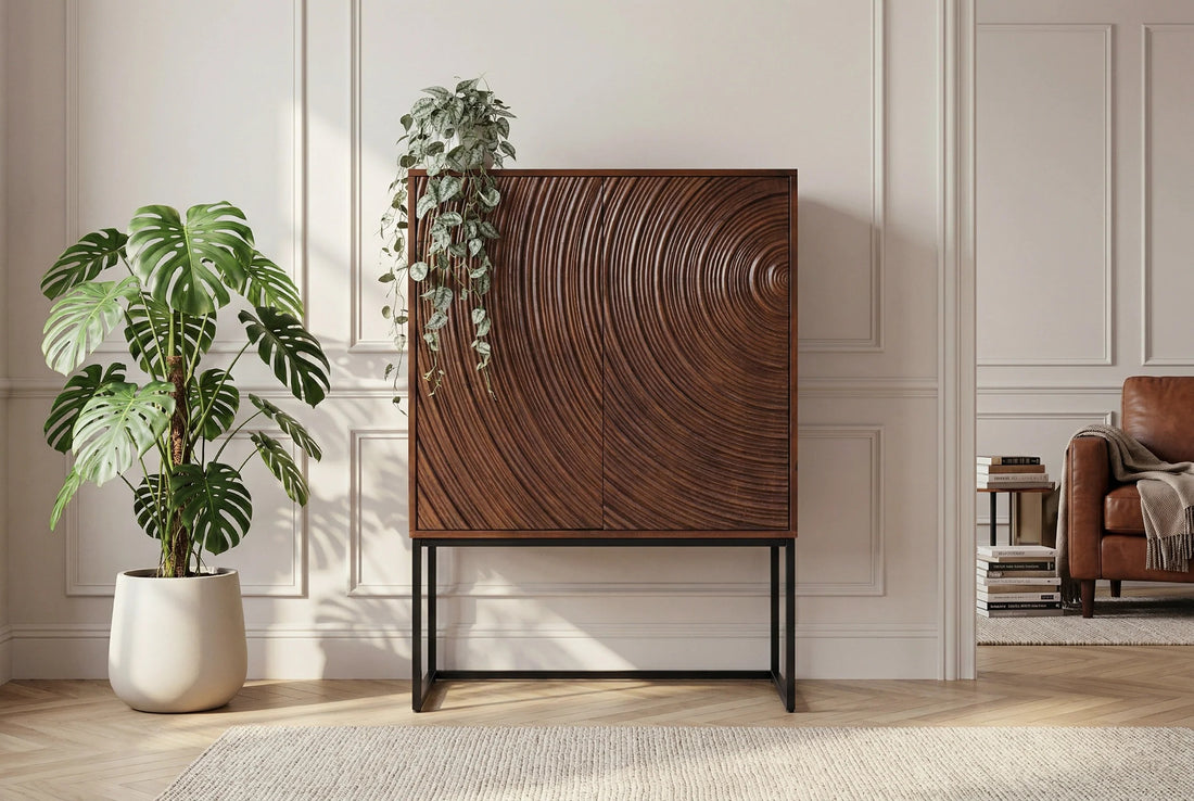 Cabinet Orbit 120cm Mango Wood Brown