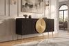 Sideboard Aurum 177cm Mango Wood Black
