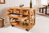 Bar Cabinet Bodega 86cm Mango Wood Natural