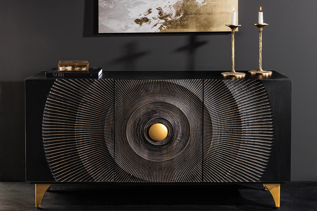 Sideboard Golden Eye 140cm Mango Wood Black
