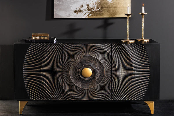 Sideboard Golden Eye 140cm Mango Wood Black