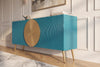 Sideboard Aurum 177cm Mango Wood Turquoise