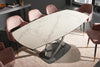 Dining Table Astral 130-190cm Ceramic White