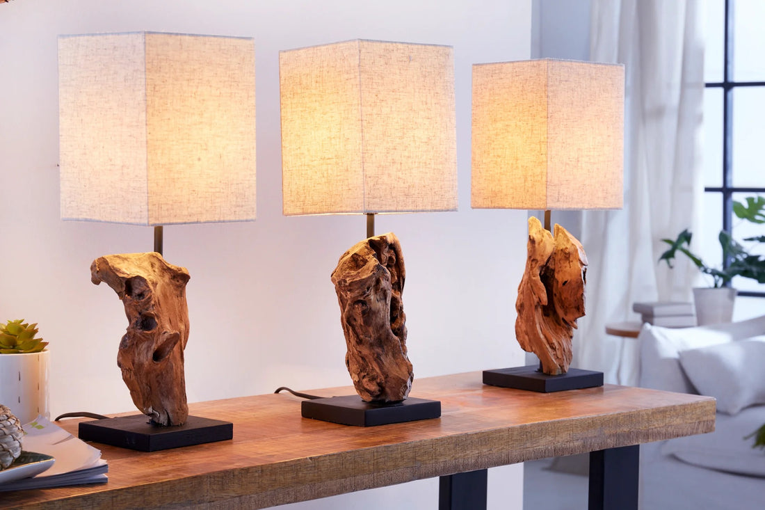 Table Lamp Hypnotic 45cm Driftwood Beige