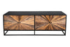 Sideboard Barracuda 177cm Mango Wood Black Teak Wood Brown