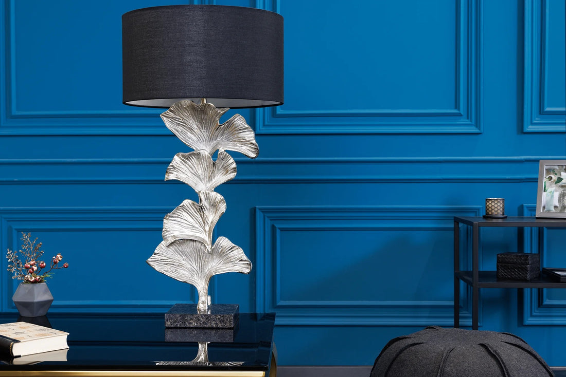 Table Lamp Ginkgo 70cm Silver
