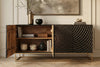 Sideboard Illusion 177cm Mango Wood Black