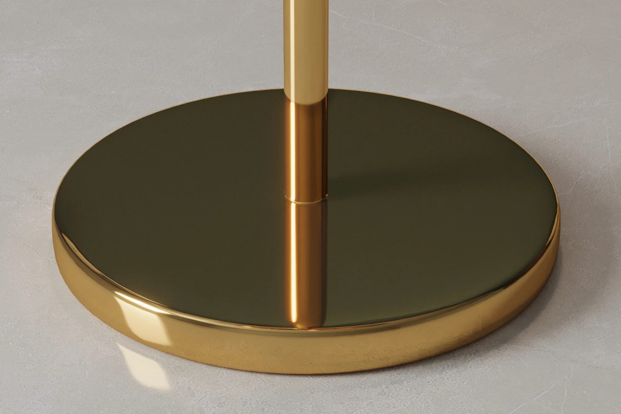 Floor Lamp Liquid Diamond 168cm Glass Gold