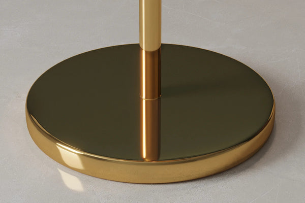 Floor Lamp Liquid Diamond 168cm Glass Gold
