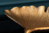 Decorative Bowl Ginkgo 42cm Metal Gold