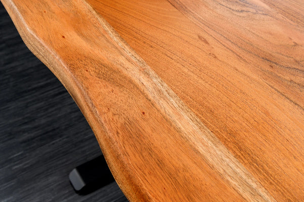 Height-Adjustable Desk Monolith 180cm Acacia Wood Natural