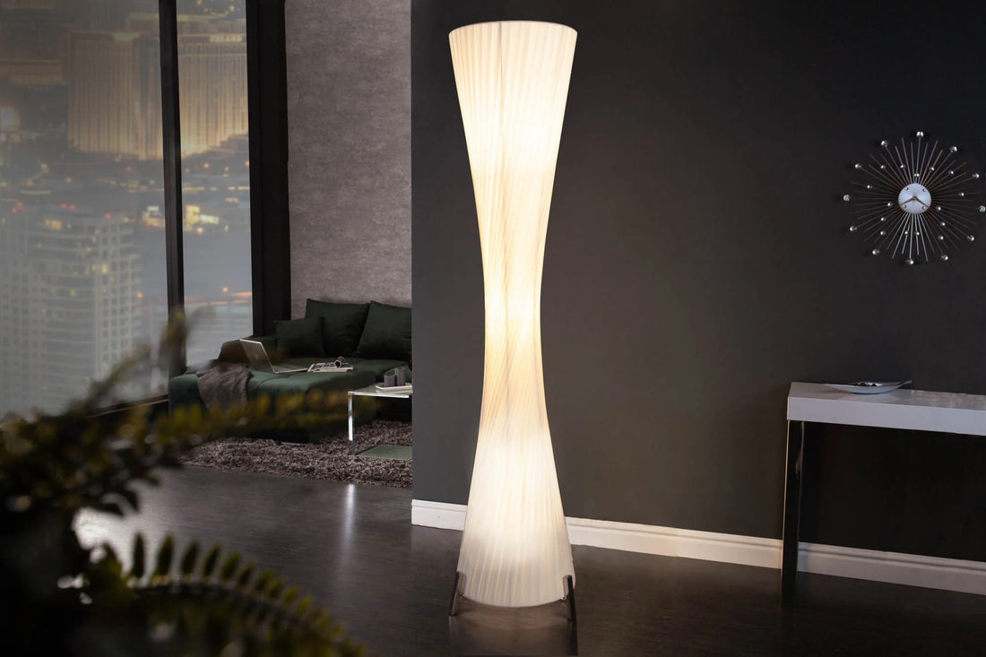 Floor Lamp Paris 160cm Latex White