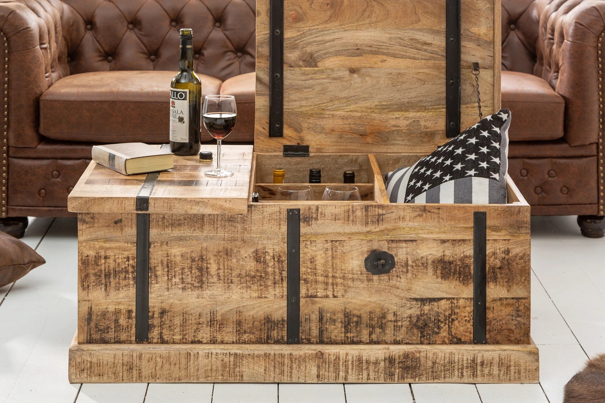 Coffee Table Connoisseur 100cm Mango Wood Natural