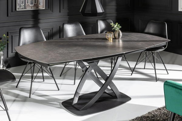 Dining Table Astral 130-190cm Ceramic Anthracite