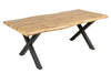 Dining Table Cortez 180cm Wild Oak Look X-Frame