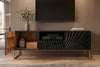 TV Stand Fossil 160cm Mango Wood Black