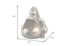 Decoration Bowl King Ape 23cm Polyresin Bronze
