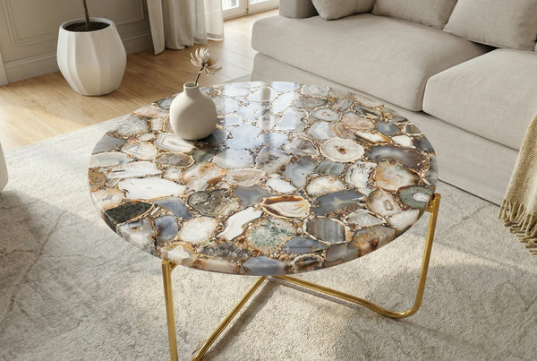 Round Coffee Table Talisman 62cm Agate