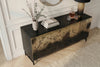 Sideboard Oxid 177cm Mango Wood Black Gold
