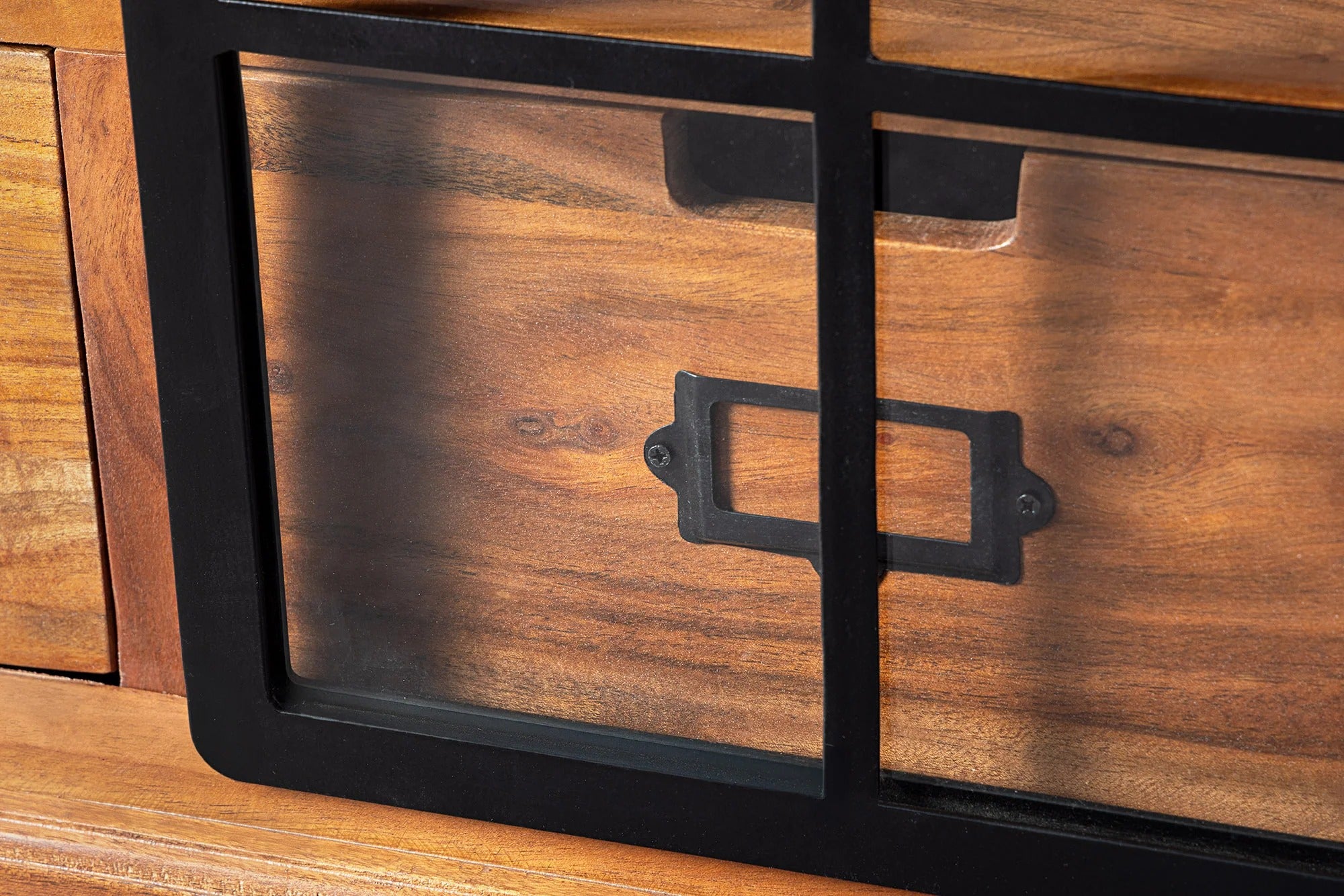 TV Stand Conquest 160cm Acacia Wood Brown
