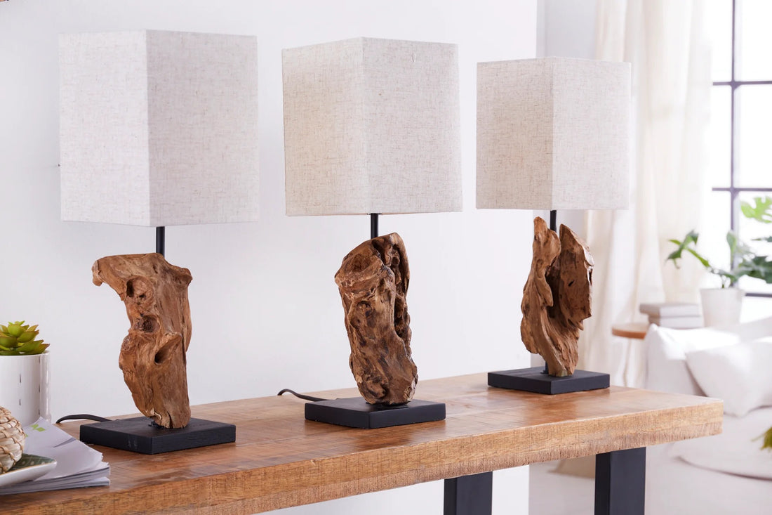 Table Lamp Hypnotic 45cm Driftwood Beige