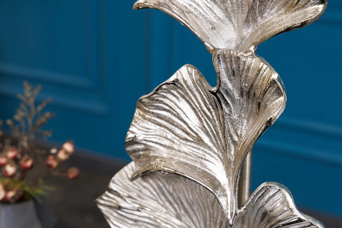 Table Lamp Ginkgo 70cm Silver