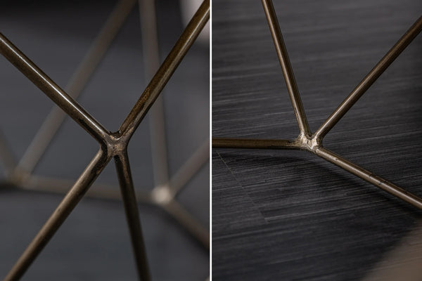 Round Coffee Table Diamond 70cm Mango Wood Brown