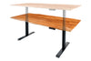 Height-Adjustable Desk Monolith 180cm Acacia Wood Natural