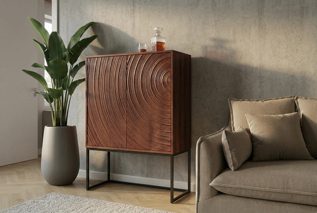 Cabinet Orbit 120cm Mango Wood Brown