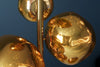 Floor Lamp Liquid Diamond 168cm Glass Gold