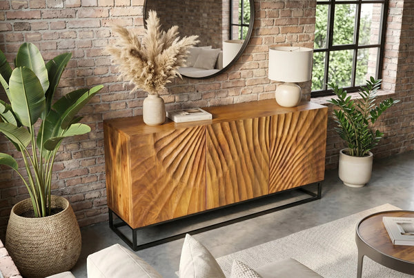 Sideboard Fossil 140cm Mango Wood Brown