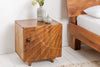 Bedside Table Fossil 50cm Mango Wood Brown
