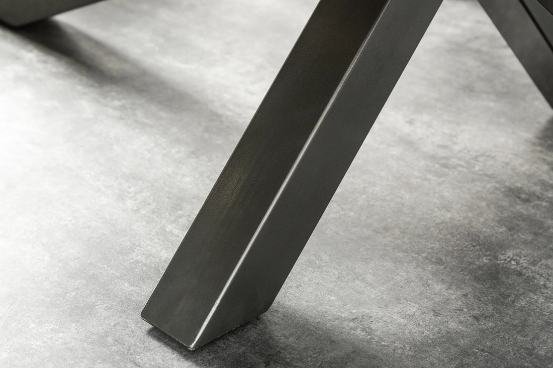 Dining Table Titan 200cm Mango Wood Grey