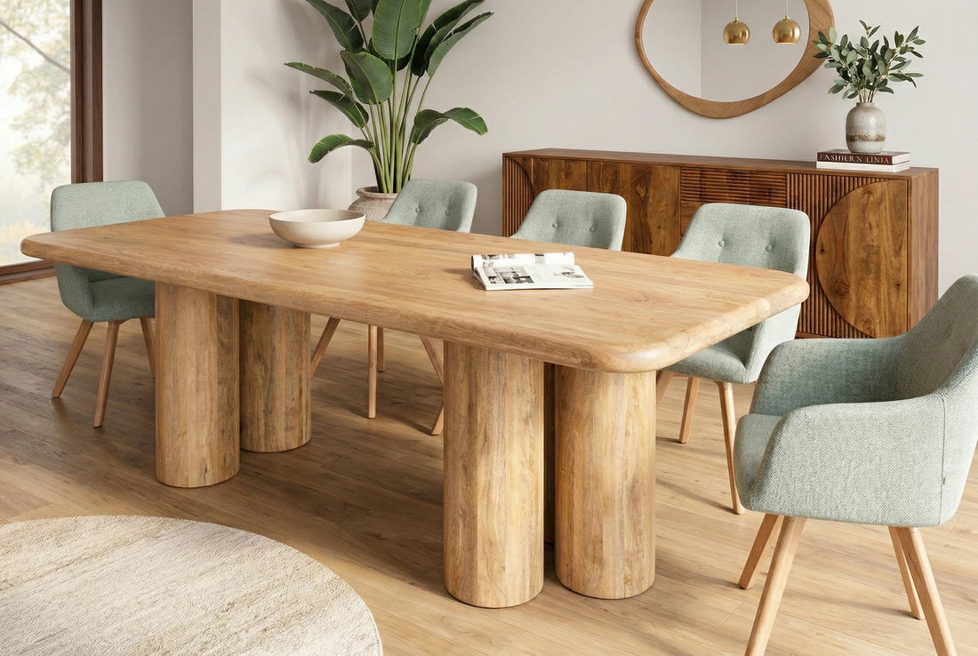 Dining Table Margo 240cm Mango Wood Natural