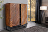 Cabinet Line Art 120cm Mango Wood Brown