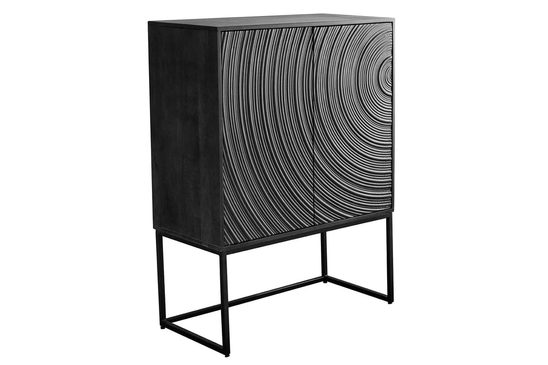 Cabinet Orbit 120cm Mango Wood Black