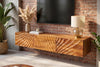 Floating TV Stand Fossil 160cm Mango Wood Brown
