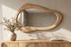 Mirror Organic 130cm Mango Wood Natural