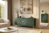Sideboard Golden Eye 177cm Mango Wood Turquoise