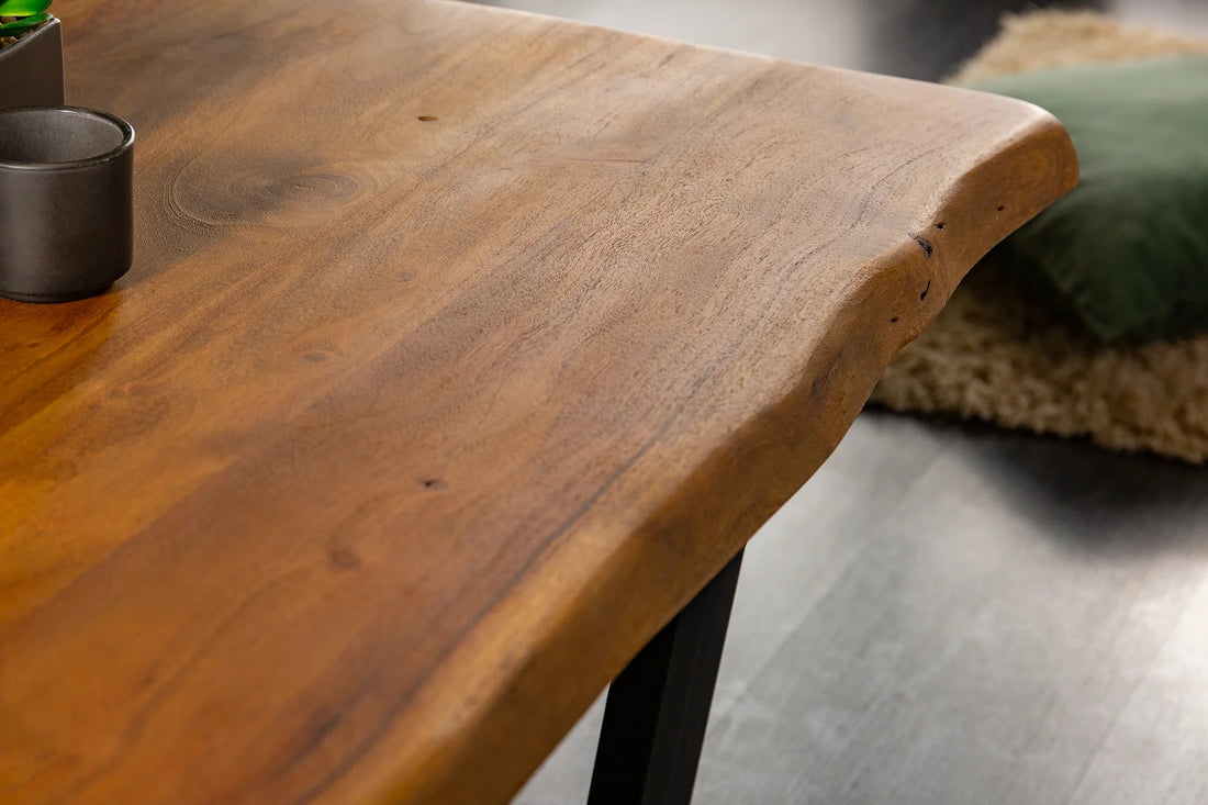 Coffee Table Monolith 110cm Acacia Wood Honey