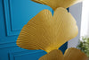 Floor Lamp Ginkgo 160cm Metal Gold