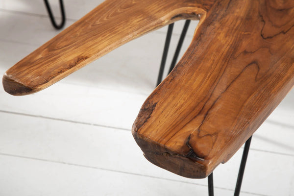 Coffee Table Wild 100cm Teak Wood Natural