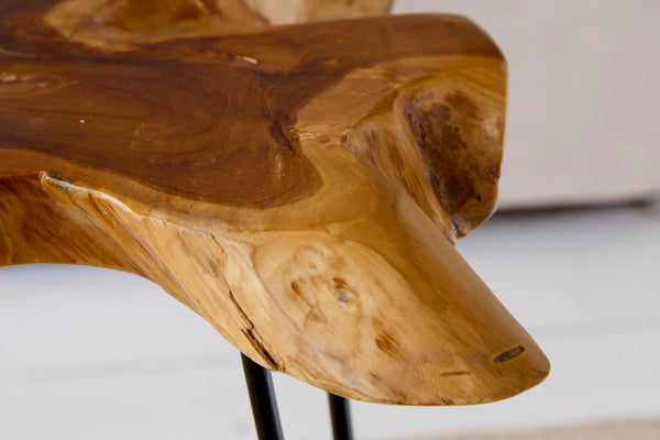 Coffee Table Wild 60cm Teak Wood Natural