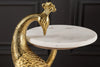 Side Table Peacock 75cm Metal Gold